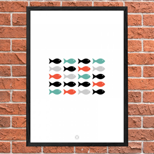 little fish school by artswerve