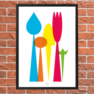 neon plant shoots by artswerve