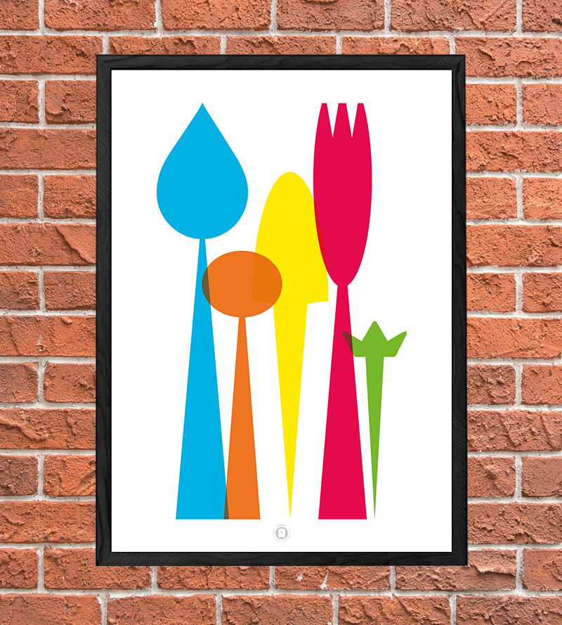 neon plant shoots by artswerve